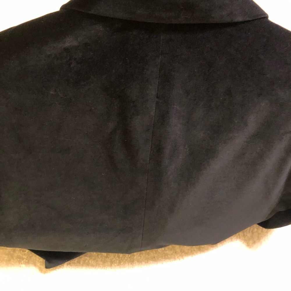 Banana republic velvet sports coat, black, EUC - Picture 5 of 13